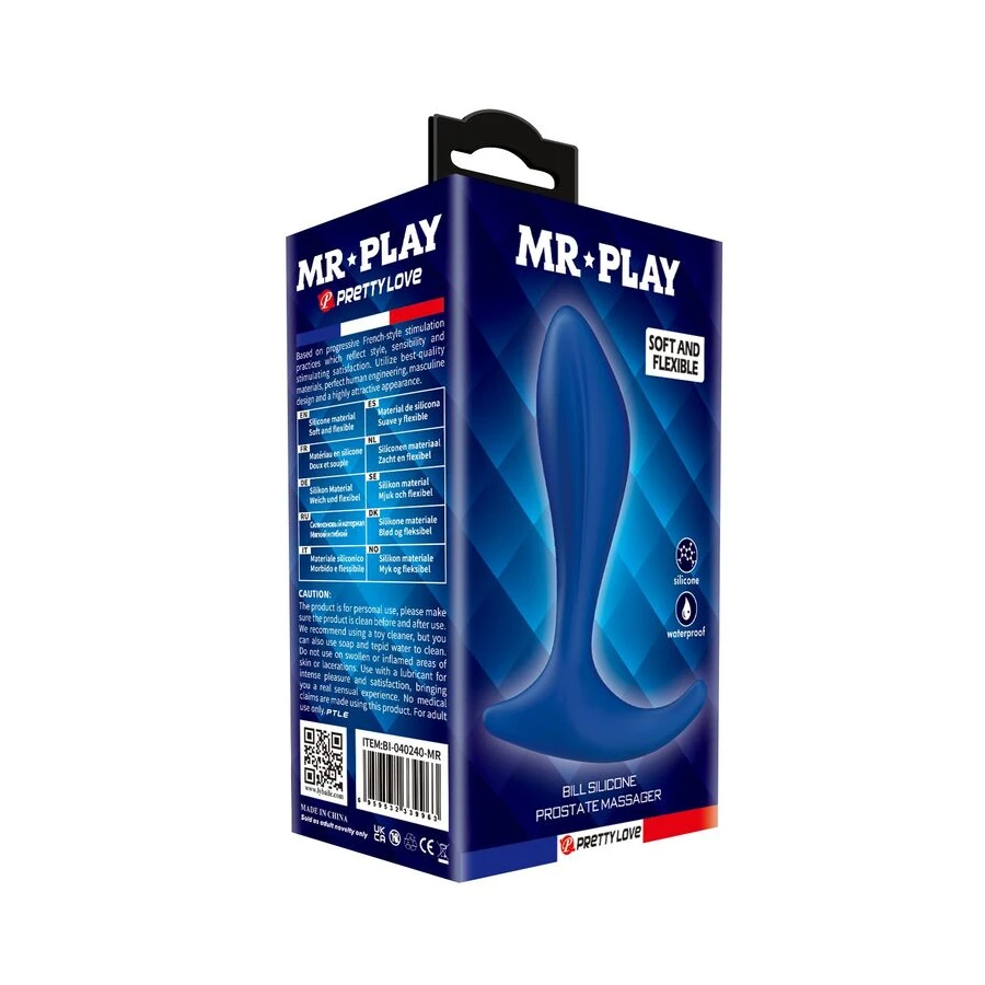 MR PLAY - MASSAGEADOR DE PRÓSTATA AZUL